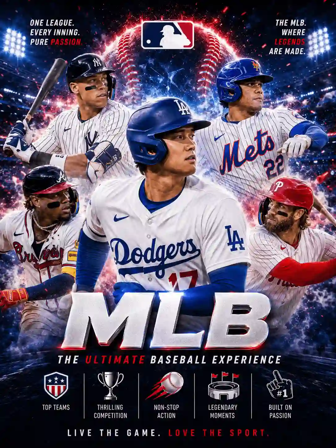 Live sports event poster